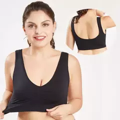 Sutiã sem costura, acolchoado, Plus Size - comprar online