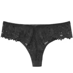 Lingerie sexy de renda tentação calcinha de cintura baixa na internet