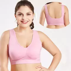 Sutiã sem costura, acolchoado, Plus Size - loja online
