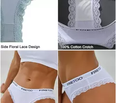 Imagem do Calcinhas de algodão tanga sexy