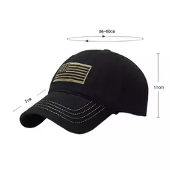 Boné azul fino do bordado da bandeira para homens, costume tático - loja online