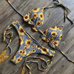Conjunto de biquíni push up, traje de banho sexy - loja online