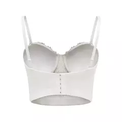 Bustiê topo strass pérolas partywear glitte - comprar online