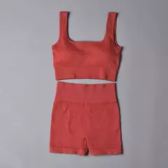 Conjunto de esporte sem costura feminino 2 de duas peças - Smartshopstores Boutique