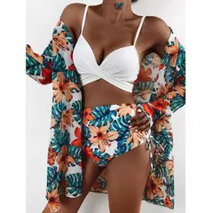 Conjunto de biquíni sexy de três peças - loja online