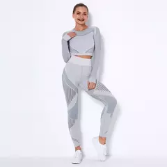 Conjunto de yoga esporte outfits feminino - comprar online