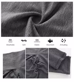 Calça cintura alta Yoga, leggings sem costura, Fitness