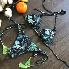 Imagem do Maiô brasileiro de 2 peças para mulheres, biquínis sexy, biquíni push up, ma