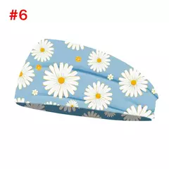 Bandana de ioga com estampa floral para mulheres, bandana vintage para meninas, - loja online