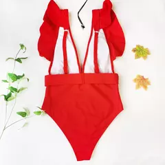 Maiô sexy com cinto cor solida - Smartshopstores Boutique