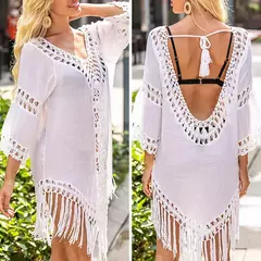 Saida de praia roupa de banho sexy crochê - Smartshopstores Boutique