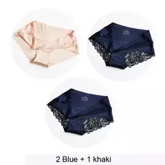 Conjuntos de Calcinhas para Mulheres, Roupa Interior Sem Costura 3PÇS TAMANHOS L-XXXL - comprar online
