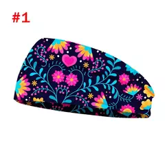 Bandana de ioga com estampa floral para mulheres, bandana vintage para meninas, na internet