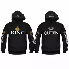 Moletom com Capuz QUEEN & KING na internet