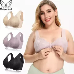 Sutiãs de renda, sem costura, fechamento frontal, Plus Size - comprar online
