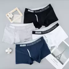 Cueca Boxer de Algodão Masculino, Alta Qualidade, 2Pcs - Smartshopstores Boutique