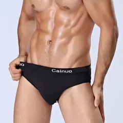 Roupa Interior Respirável Monocromática, Cuecas Masculinas, Cuecas de Tamanho Grande, L-7XL, 5pcs - loja online