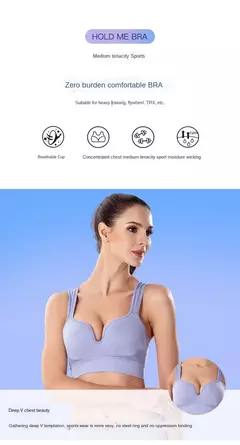 Sutiã sem costura, acolchoado, Plus Size