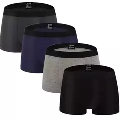 4 pçs cuecas masculinas cuecas boxers