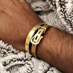 Luxo Roman Royal Classic pulseira de aço inoxidável, pulseiras titânio, masculino - Smartshopstores Boutique
