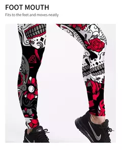 Qickitout 12% elastano moda dos desenhos sorvetes animados deus cavalo crânios - loja online