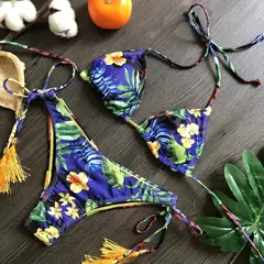 Maiô brasileiro de 2 peças para mulheres, biquínis sexy, biquíni push up, ma - Smartshopstores Boutique