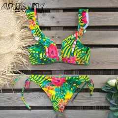 Conjunto de biquíni brasileiro sexy para mulheres, maiô push up, monocromátic - loja online