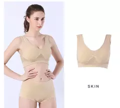 Sutiãs sem costura, algodão respirável, almofadada, Plus Size 5XL-6XL - comprar online