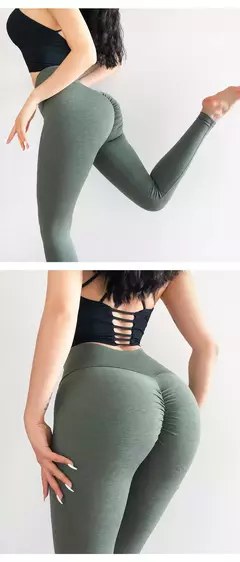 Calça cintura alta Yoga, leggings sem costura, Fitness - Smartshopstores Boutique