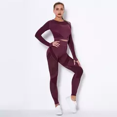 Imagem do Conjunto de yoga esporte outfits feminino