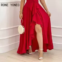 Imagem do Vestido Maxi Bodycon com decotes V profundo
