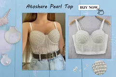 Bustiê topo strass pérolas partywear glitte - Smartshopstores Boutique