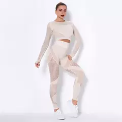 Conjunto de yoga esporte outfits feminino - loja online