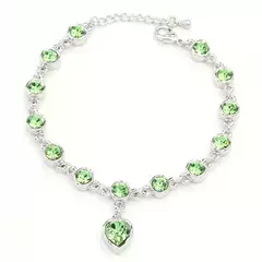 Moda Pulseiras femininas, safira azul, alta qualidade - comprar online