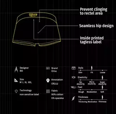 Roupa Interior Sexy Masculina, Boxer Algodão Macio, Cuecas Masculinas na internet