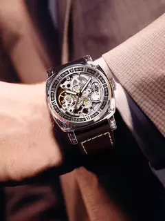 Relógios masculinos oco moda - comprar online