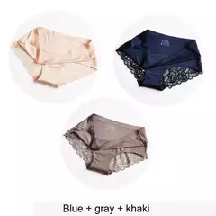 Conjuntos de Calcinhas para Mulheres, Roupa Interior Sem Costura 3PÇS TAMANHOS L-XXXL - Smartshopstores Boutique