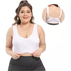 Sutiã sem costura, acolchoado, Plus Size