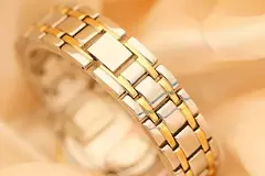Relógio de pulso feminino diamante strass, elegante
