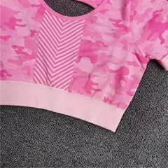 Imagem do Camuflagem conjunto de esporte feminino 2 peças duas peças