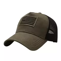 Boné azul fino do bordado da bandeira para homens, costume tático - Smartshopstores Boutique