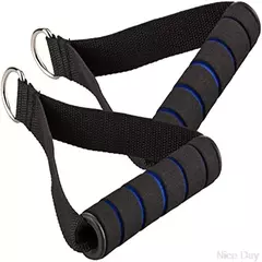Alça elástica para treino de resistência, 1 par, puxador de espuma - comprar online