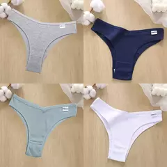 Calcinha de algodão, roupa interior sexy, TAMANHO M-XL, 4PCS - loja online