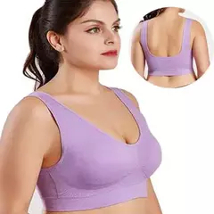Sutiã sem costura, acolchoado, Plus Size - loja online