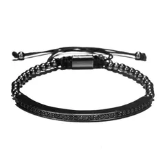 Luxo Roman Royal Classic pulseira de aço inoxidável, pulseiras titânio, masculino - Smartshopstores Boutique