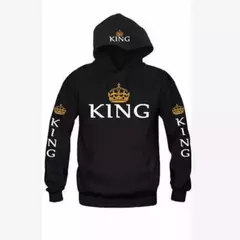 Moletom com Capuz QUEEN & KING - Smartshopstores Boutique