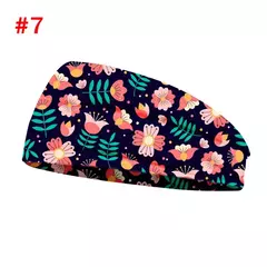 Bandana de ioga com estampa floral para mulheres, bandana vintage para meninas, - Smartshopstores Boutique