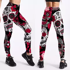 Imagem do Qickitout 12% elastano moda dos desenhos sorvetes animados deus cavalo crânios