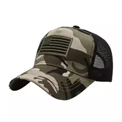 Boné azul fino do bordado da bandeira para homens, costume tático - Smartshopstores Boutique