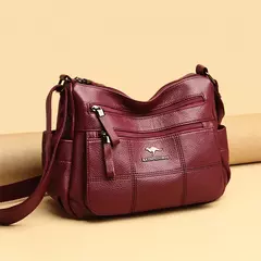 Imagem do Bolsas de couro crossbody, bolsas de ombro de alta qualidade, maraca de luxo